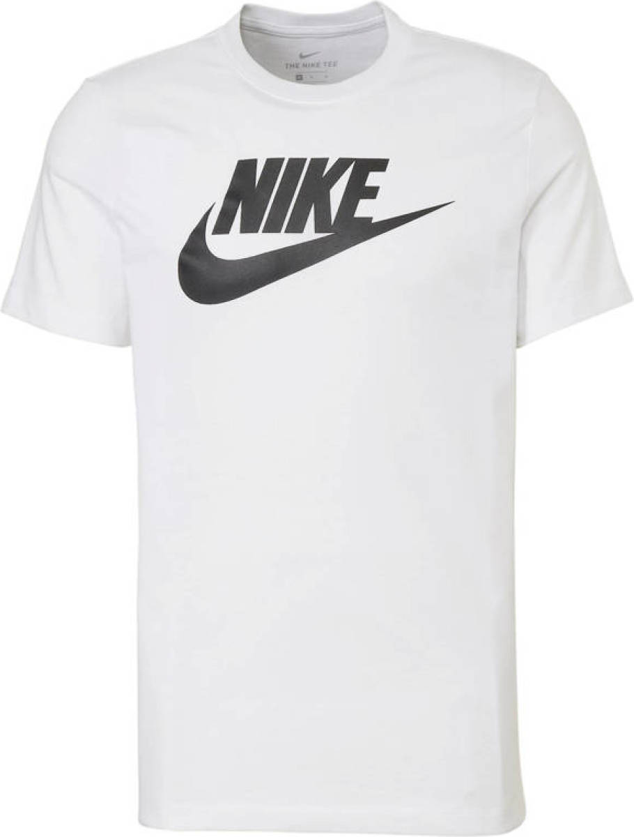 Nike sport T-shirt met printopdruk wit