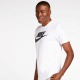 Nike sport T-shirt met printopdruk wit
