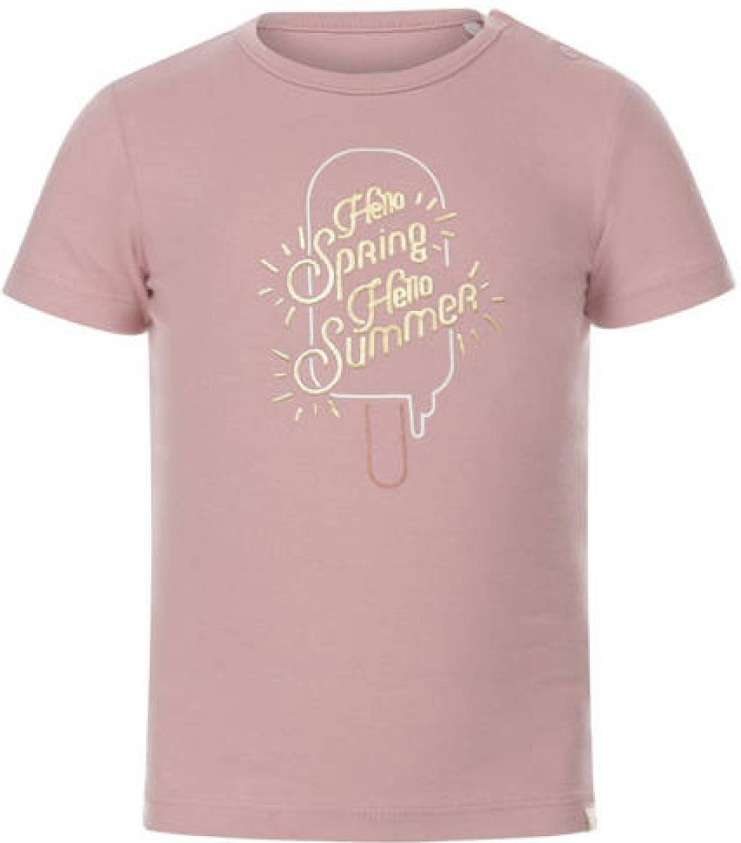Koko Noko T-shirt met printopdruk roze