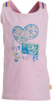 Orange Stars singlet Marinda met printopdruk paars