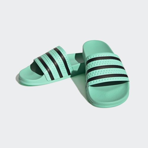 adidas Originals badslippers mintgroen/zwart