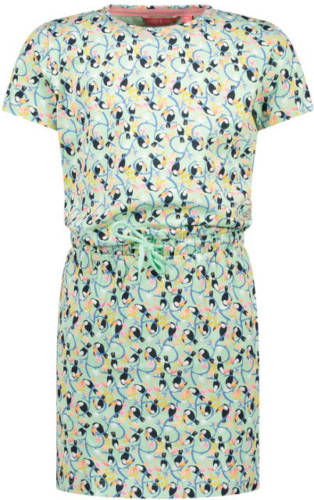 TYGO & vito jurk met all over print mintgroen/multicolor