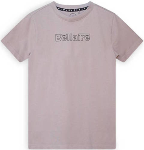 Bellaire T-shirt met logo paars