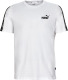 Puma regular fit T-shirt met logo wit/zwart