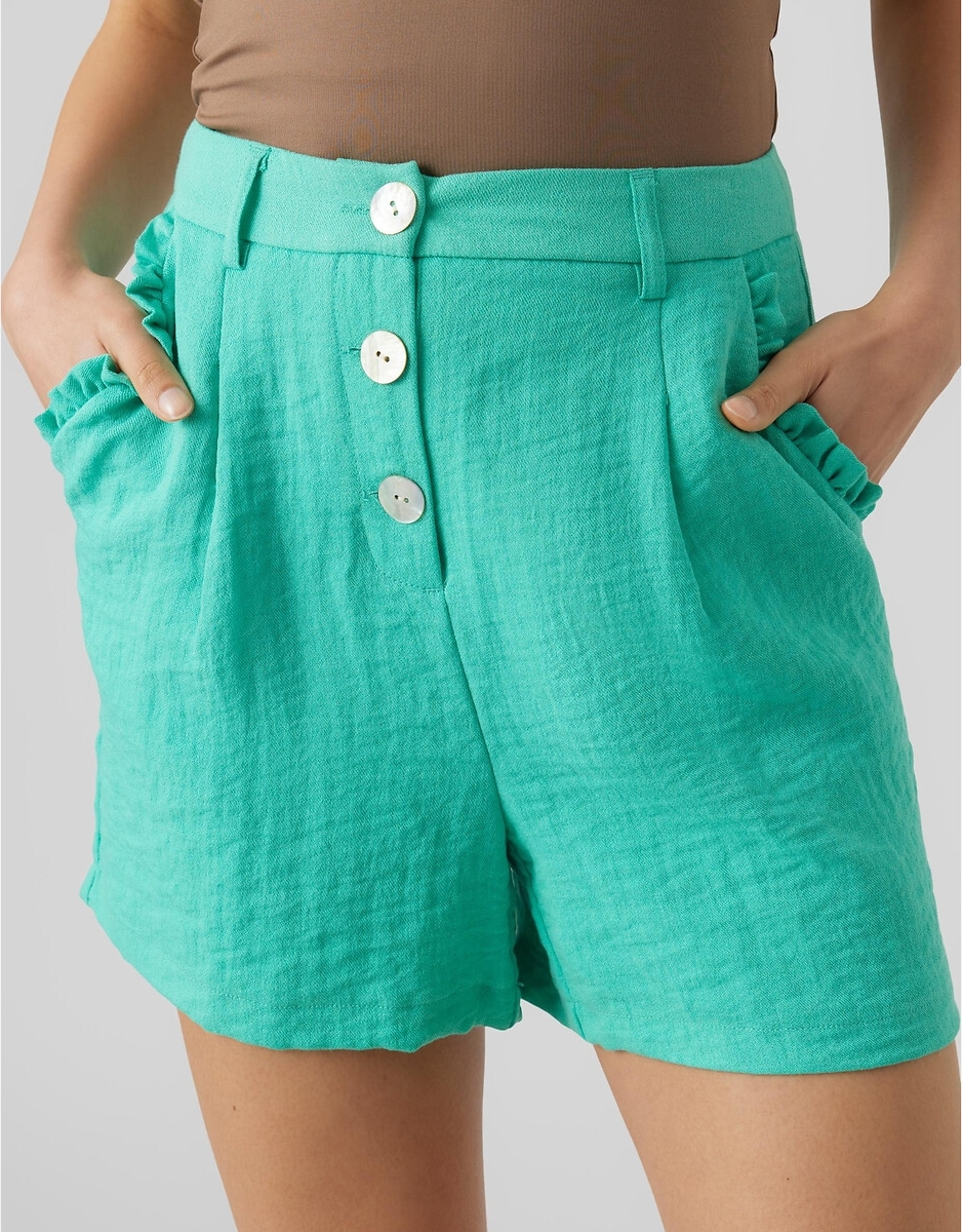 VERO MODA regular fit short VMSIMANA turquoise