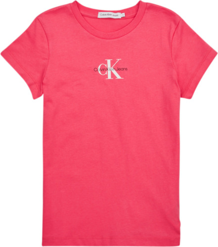 CALVIN KLEIN JEANS T-shirt met biologisch katoen roze