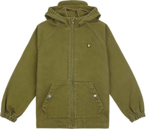 Lyle & Scott zomerjas donker olijfgroen