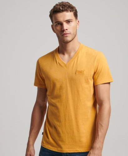 Superdry slim fit T-shirt ochre marl