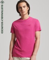Superdry slim fit T-shirt magenta marl