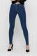 Only push-up skinny jeans Power donkerblauw