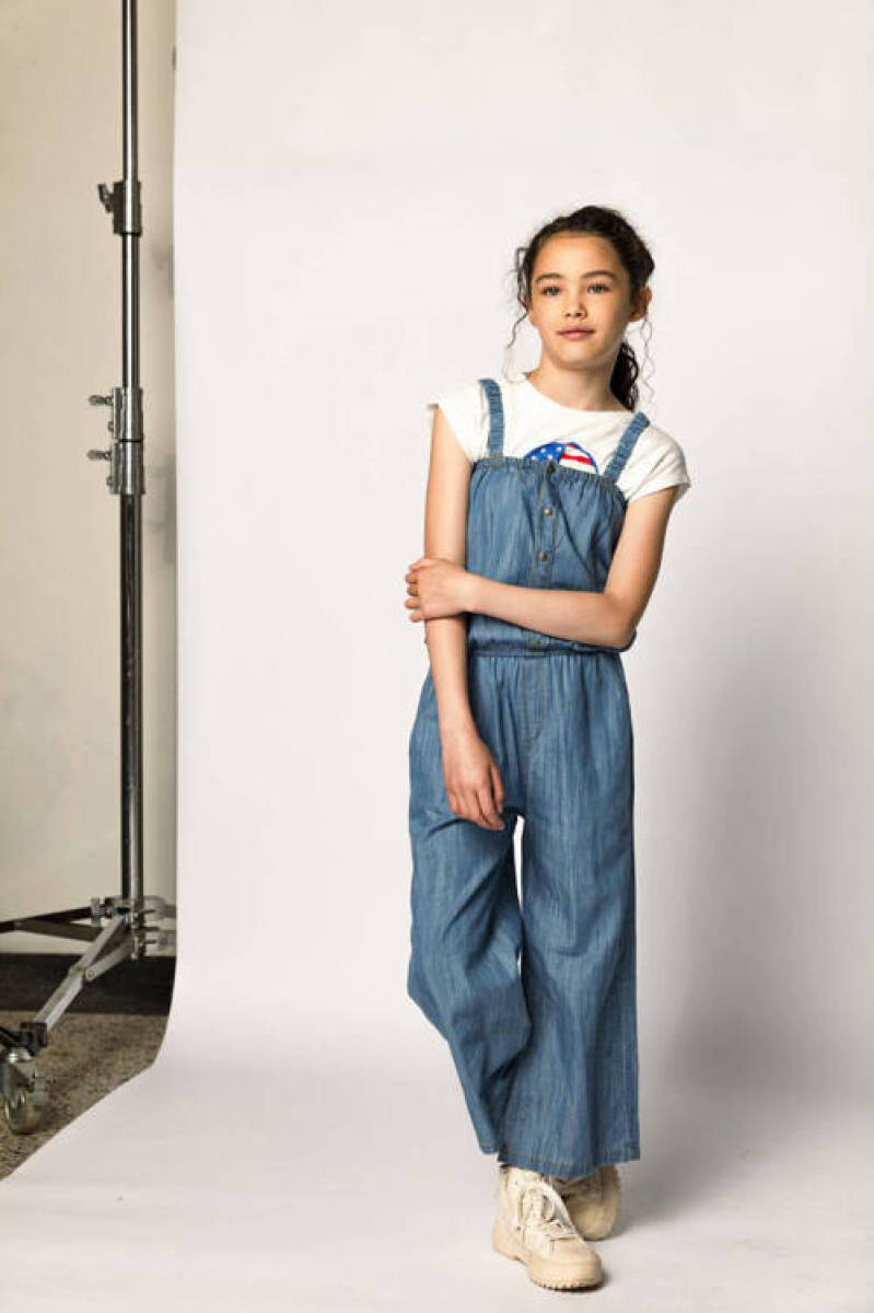Street called Madison jumpsuit blauw