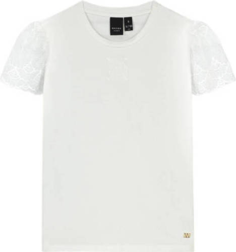 NIK&NIK T-shirt Dione met kant ecru