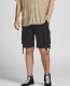 Jack & Jones PANTS STUDIO loose fit cargo short JPSTZEUS black