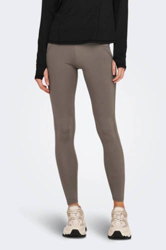 ONLY PLAY sportlegging ONPJAM taupe