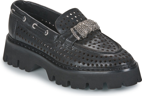 Mocassins Fru.it  8152-999-ANFIBIO-NERO-NIKEL