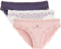 La Redoute Collections Set van 3 bedrukte slips