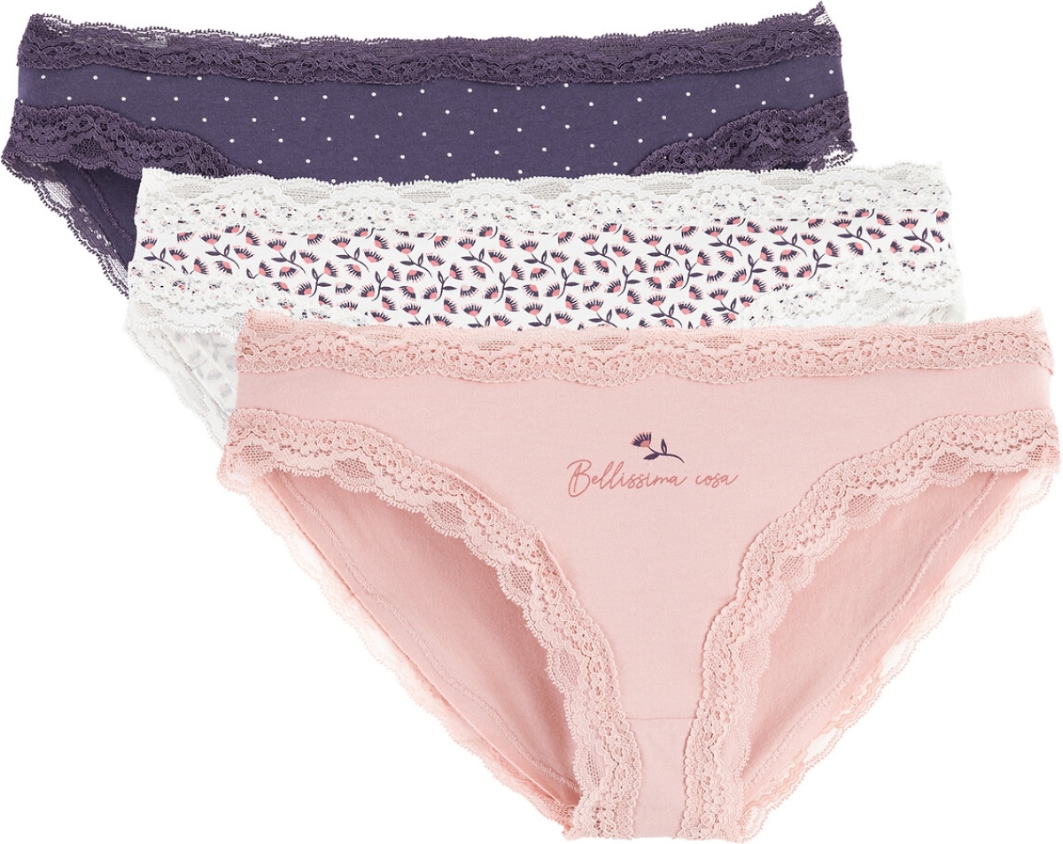 La Redoute Collections Set van 3 bedrukte slips