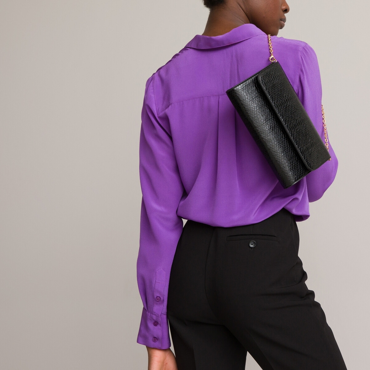 La Redoute Collections Tas met schouderketting, rechthoekige vorm