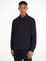 Tommy hilfiger Polo met lange mouwen, geborduurd logo