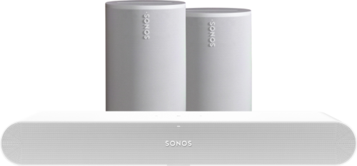 Sonos Ray Wit + 2x ERA 100 Wit