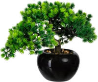 Kopu ® Kunstplant Bonsai Lariks 26 Cm Met Zwarte Pot - Bonsai Boompje