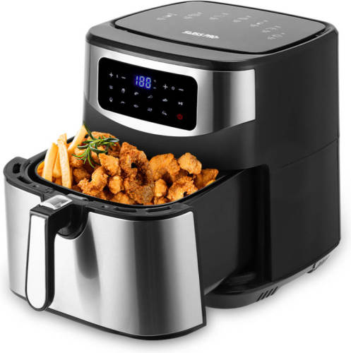 Swiss Pro+ Digitale Airfryer 10l Zilver - 10 Liter