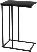 H&S Collection Bijzettafel/banktafel - 1x - Zwart Metaal 40 X 26 X 58 Cm - Bijzettafels