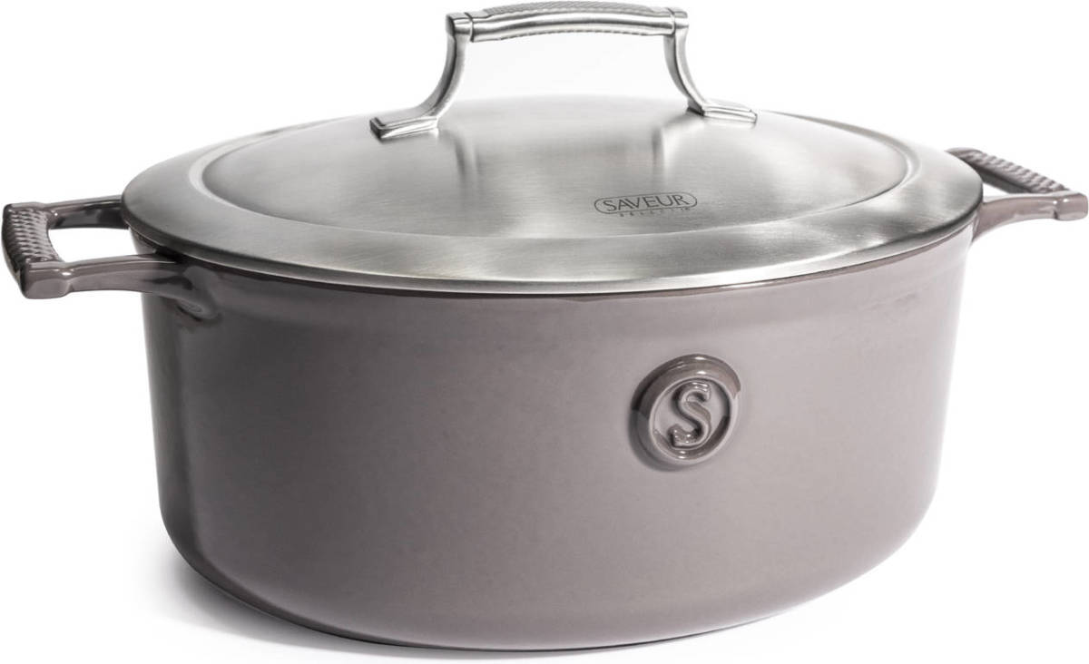 Saveur  Selects - Ovale Braadpan - 30cm - Grijs