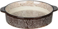 Millimi Keramische Ovenschaal - Saladeschaal - 29.5cm - Bruin