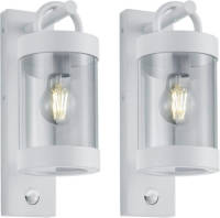 Trio Sambesi Wandlamp Met Bewegingssensor Wit Mat - 2 Stuks