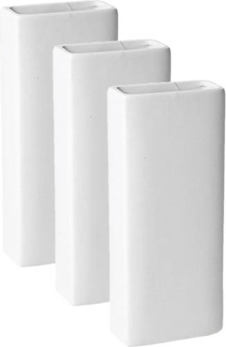Gerim 3x Stuks Radiator Bak Luchtbevochtigers / Waterverdampers Wit 18 X 8 X 4 Cm - Luchtbevochters