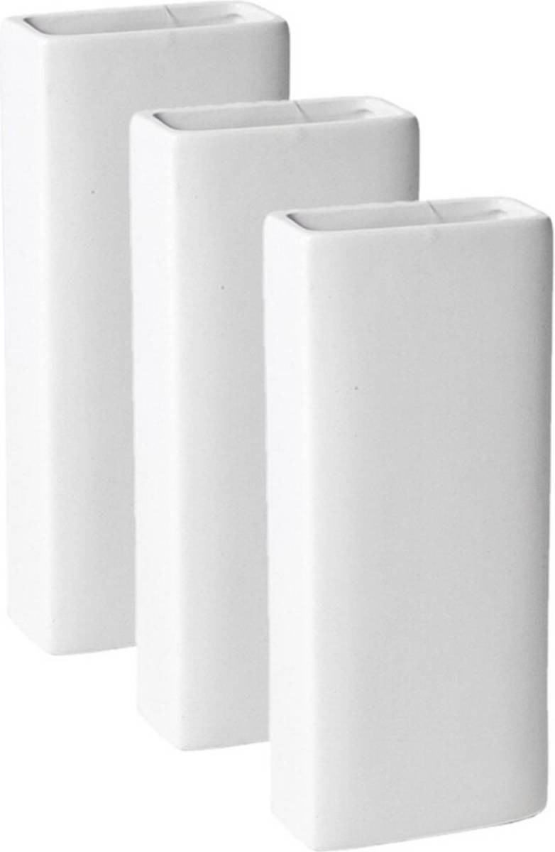Gerim 3x Stuks Radiator Bak Luchtbevochtigers / Waterverdampers Wit 18 X 8 X 4 Cm - Luchtbevochters