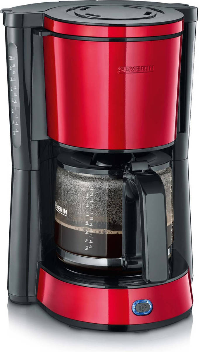 SEVERIN Ka 4817 Koffiezetapparaat Rood (Metallic)