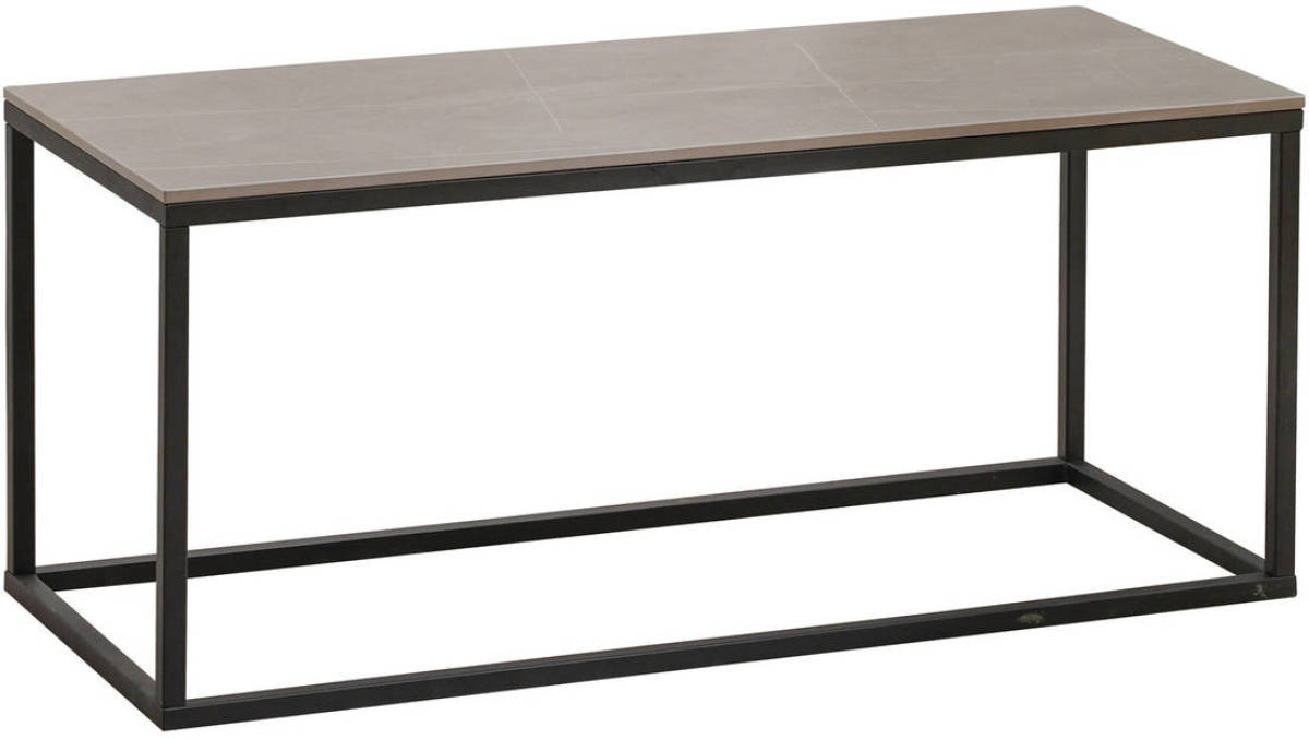 Dimehouse Industriële Salontafel Fien Marmerlook Grijs