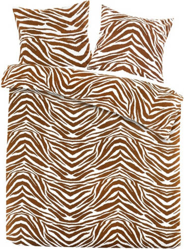 DAY Dream Dekbedovertrek Flanel Zebra -1-persoons (140 X 200/220 Cm)