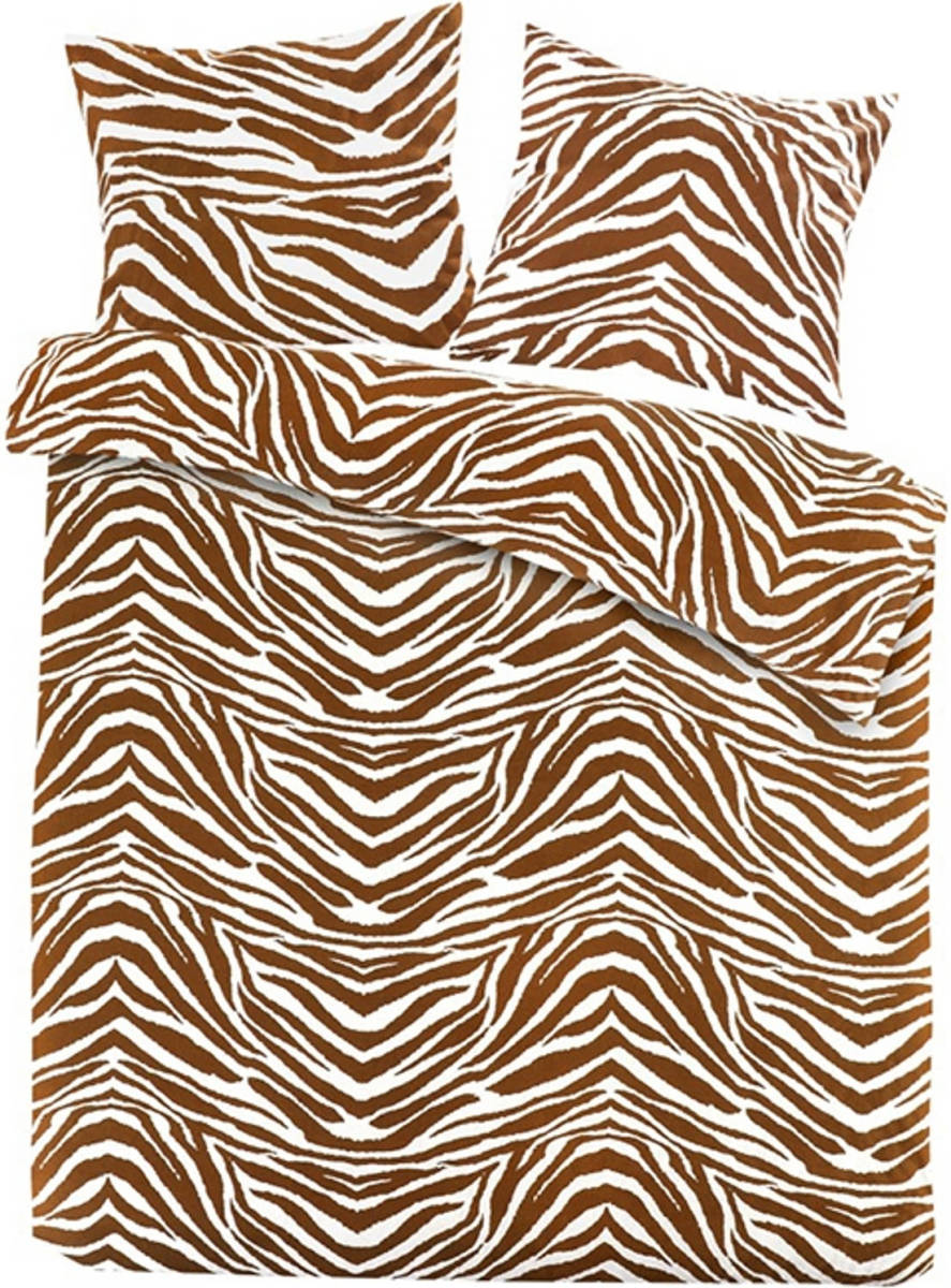 DAY Dream Dekbedovertrek Flanel Zebra -1-persoons (140 X 200/220 Cm)