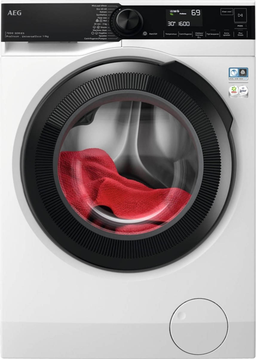 AEG Lr7dresden 7000 Serie Prosteam® Universaldose Wasmachine Voorlader 9 Kg