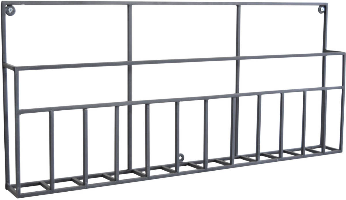 Loft42 Maggy Tijdschriftenrek Large - Metaal - Mat Zwart - 70x31