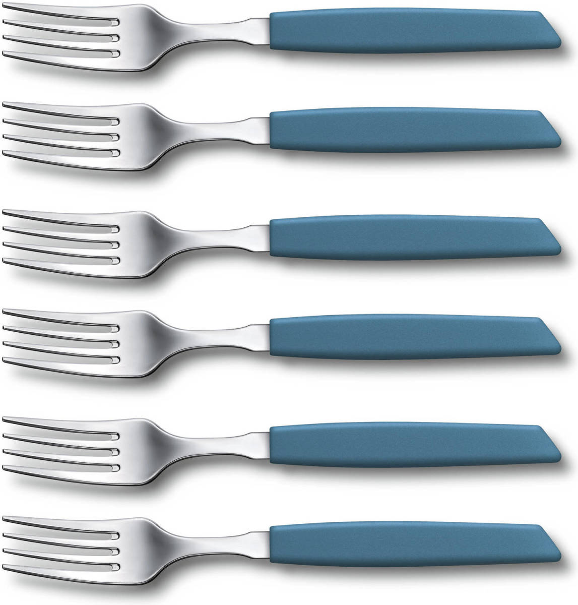 Victorinox Swiss Modern Vorken - 6-delig - Blauw