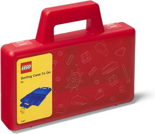 LEGO - Sorteerkoffer To Go, Rood - LEGO