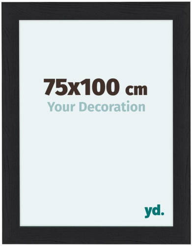 Your Decoration Como Mdf Fotolijst 75x100cm Zwart Houtnerf