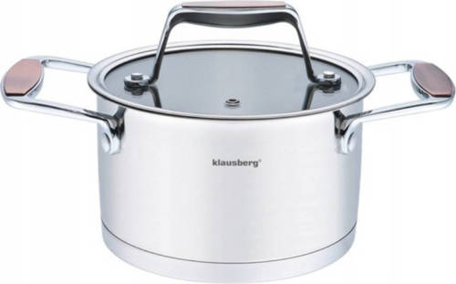 Klausberg 7226 - Stalen Pan 18/10 - 18 Cm - 2.4 Liter