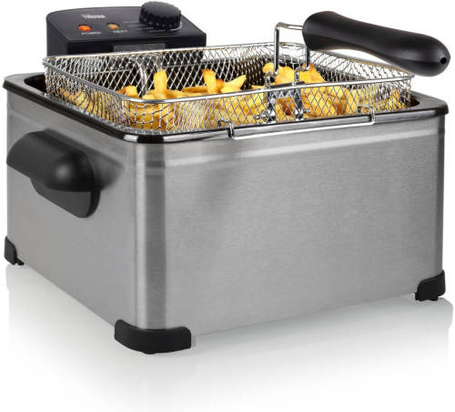 Tristar Friteuse Fr-6949 - Frituurpan 5 Liter - Multifunctioneel - 1 Grote En 2 Kleine Friteusemanden