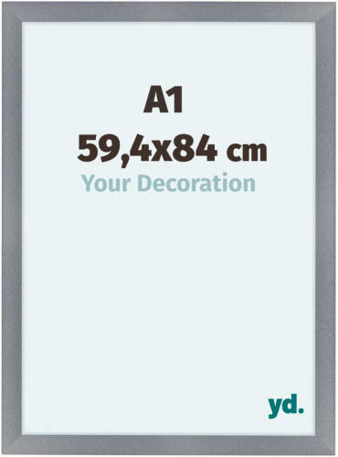 Your Decoration Como Mdf Fotolijst 59,4x84cm A1 Aluminium Geborsteld