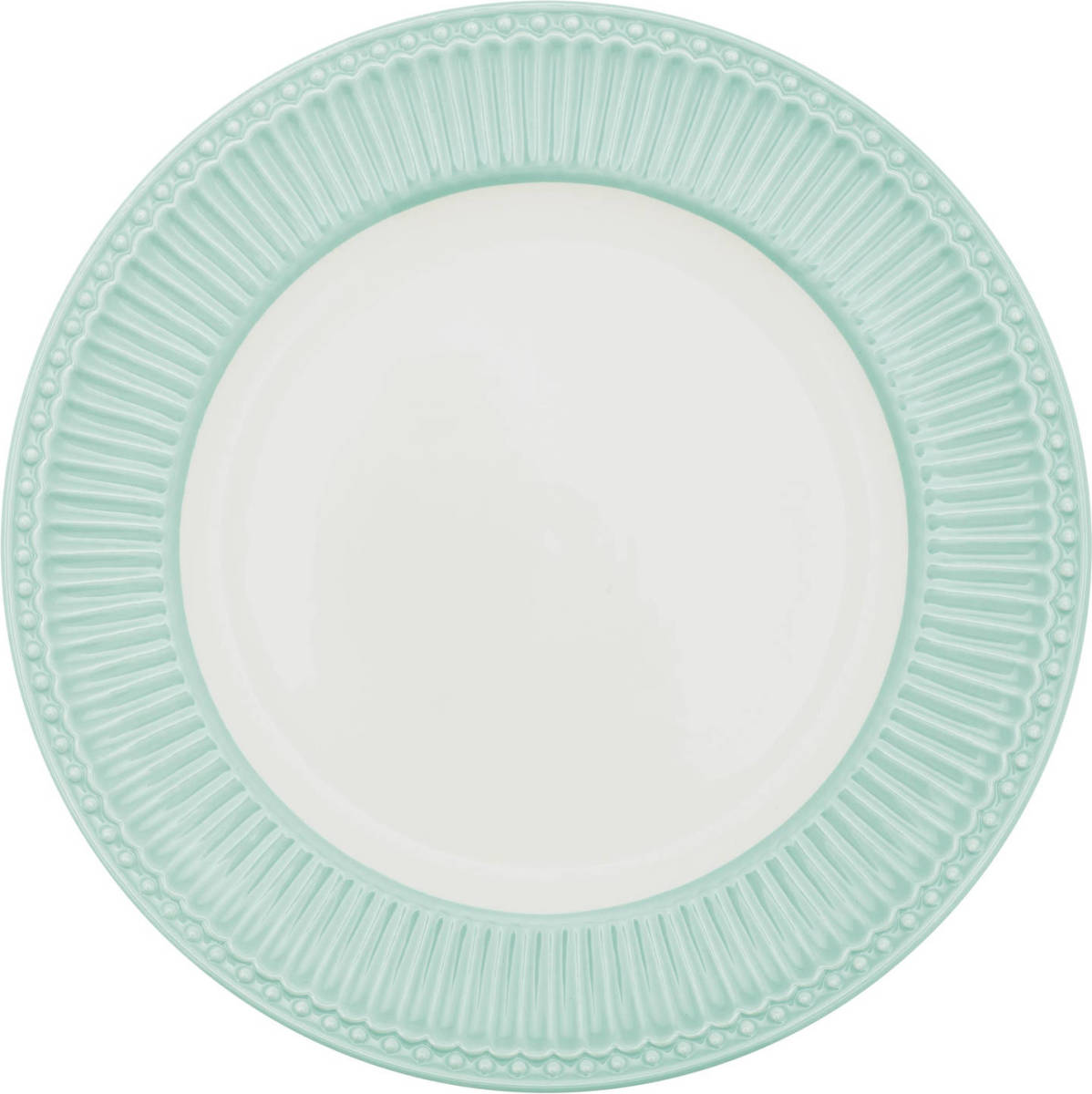 GreenGate Dinerbord Alice Cool Mint (Ø26.5 Cm)