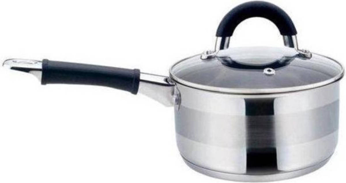 KINGHOFF Top Choice - Steelpan / Sauspan Met Deksel - Rvs - 0,5 Liter