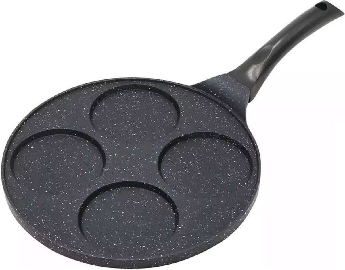 KINGHOFF 1671 - Marmeren Coating Eierpan - 26.5 Cm