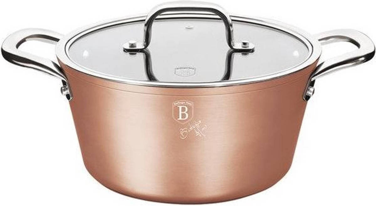 Berlinger Haus 1688 - Braadpan Met Marmeren Coating - 20 Cm - Brons Titan
