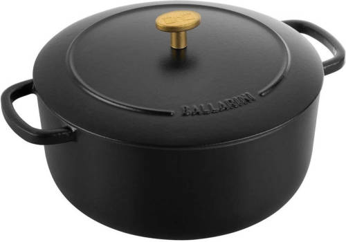 Ballarini Bellamonte Braadpan Rond 24cm - 4l Zwart