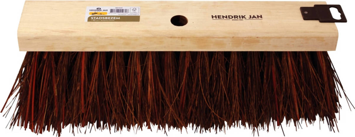 Hendrik Jan - Stadsbezem - Bassine - Harde Natuurvezels - 40 Cm